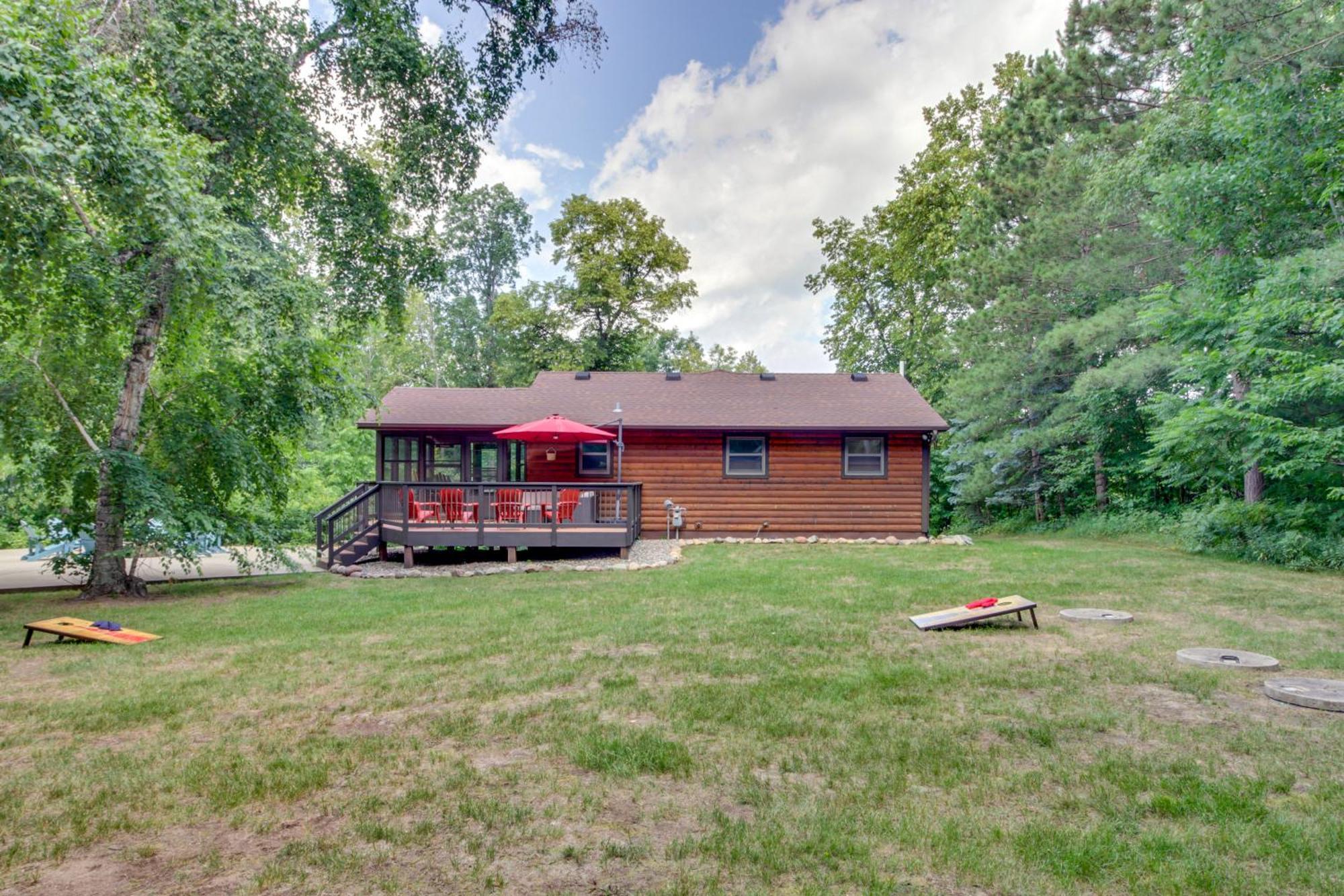 Beautiful Breezy Point Home With Beach And Dock! Pequot Lakes Экстерьер фото